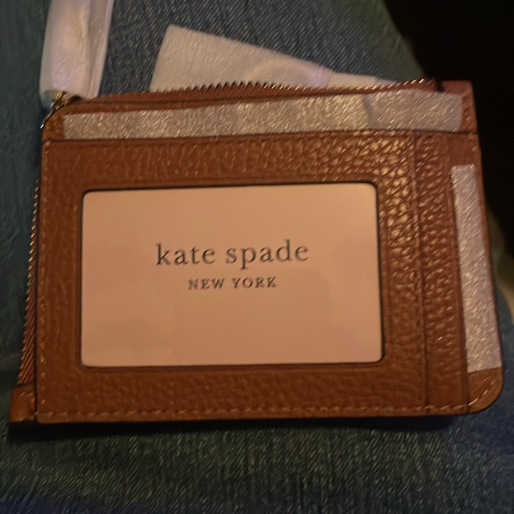 Kate Spade New York Leila Leather Card Holder Wristlet nwt - Picture 2 of 7